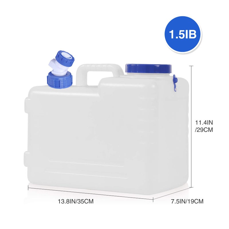 CAMPMAX 4 Gallon/15L Water Container with Spigot, Portable BPA Free Water Jug, Multifunction Water Tank for Camping Outdoor Hiking Picnic Supplies, Emergency Stroage - Image 4